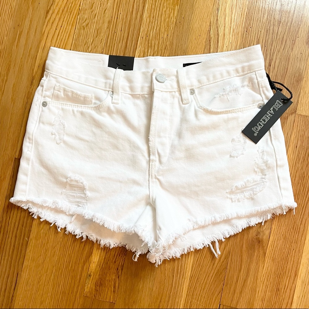 Hi Rise Rigid Distressed Shorts BlankNYC - Picture 10 of 12